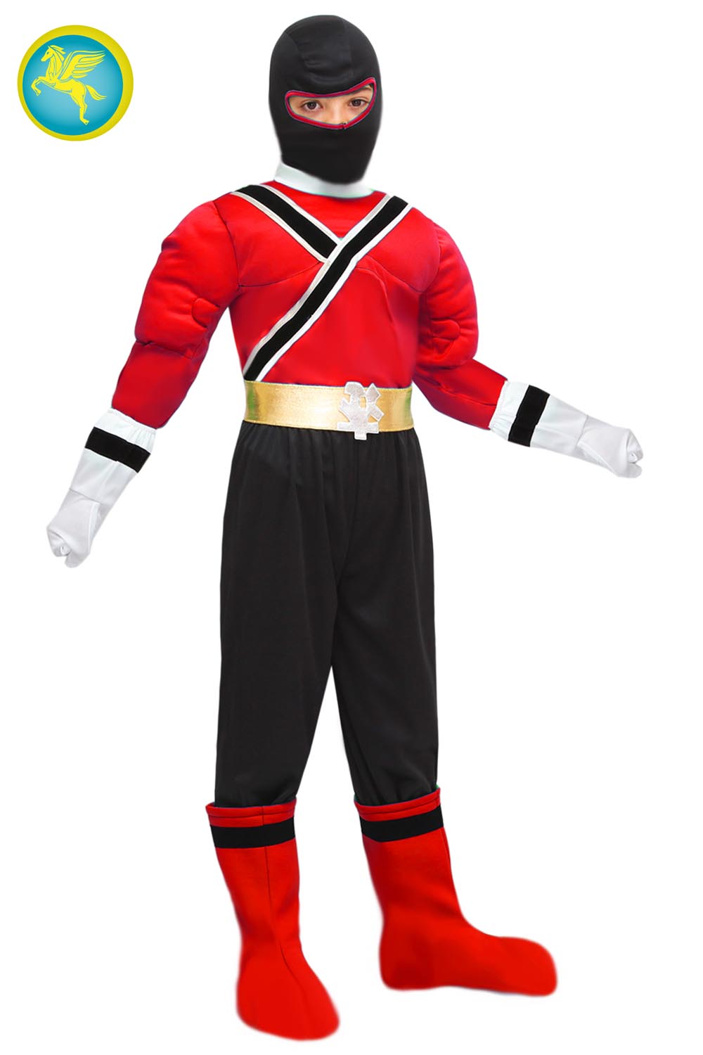 SUPER NINJA ROSSO (CON MUSCOLI) DI PEGASUS